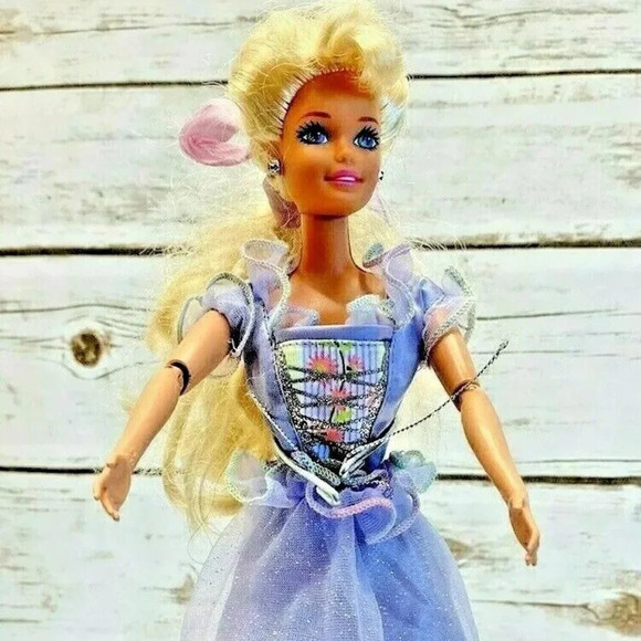 Mattel Other - MATTEL BARBIE Doll Twist-N-Turn Purple Gown Articulated Elbows Knees 12" Tall